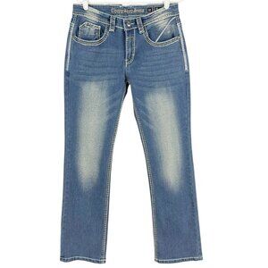 Chopp Shop Jeans Women's Stretch Bootcut Denim Jeans Size 32 Mid Rise NWT